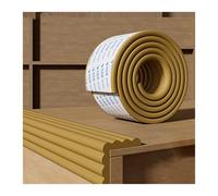 Protector de esquina de 78.7 pulgadas, protector de parachoques de seguridad para muebles, para chimenea, gabinetes, mesa, escritorio, esquinas afiladas, tiras de seguridad de espuma, cojín adhesivo