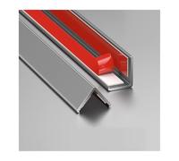 Protector de esquina de aluminio, protector de borde fácil de instalar para protección de escaleras de techo, azulejos de pared