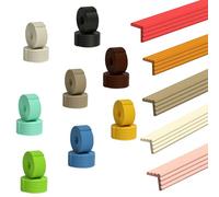 Protector De Esquina De Borde A Prueba De 2M,5M,10M,20M, Parachoques, Espuma De Alta Densidad, Forma De W, For Mesa, Chimenea, Encimera(White,20M)