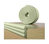 Protector de Esquina de Borde a Prueba de bebés, Acolchado de 2 m, Acolchado de Espuma de Goma Suave Extra Ancho, Muebles, Parachoques de Seguridad de Borde Afilado (Verde Matcha)