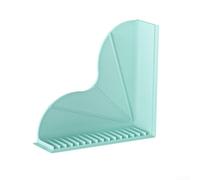 Protector de esquina de ducha de silicona que se adapta a la geometría de la bañera mientras ofrece una contención fiable de agua con estabilidad de ventosa (verde)