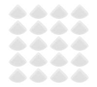 Protector de Esquina de Escritorio Borde de Seguridad Parachoques de Seguridad Silicona 20 Piezas para Lavadora (Blanco puro)