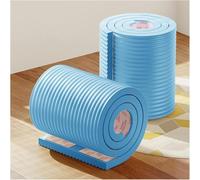 Protector de esquina de goma para estacionamientos Esponjas Esquinas de mesa Columna Alféizares de ventana 1 cm de espesor (Blu,6m)