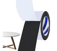 Protector de esquina de mesa, protector de borde de espuma,Protector de esquina adhesivo - Parachoques de mesa de espuma cortable, parachoques de armario portátil para el hogar, estudio
