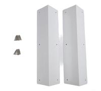 Protector de esquina de revestimiento de vinilo hecho de aluminio o acero inoxidable para refuerzo de borde de pared exterior y mitigación física (aluminio)