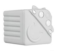 Protector de esquina de ventana plegable automático con refijación magnética para tipos de ventanas estándar, incluyendo toldo abatible y giro de inclinación (gris)