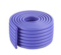 Protector De Esquina Escritorio Seguridad for Muebles, Parachoques Espuma 2m, Tira Protectora Borde Mesa(Purple)