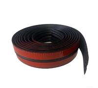 Protector de esquina flexible de pared de 16 4 pies anticolisión para proteger los interiores del hogar de daños (negro, 5 m)
