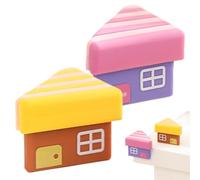 Protector de esquina para bebé, protectores de parachoques de esquina, protección acolchada en forma de casa, a prueba de niños, para muebles del hogar, sala de juegos, mostrador de cama