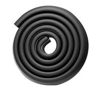 Protector de Esquina para Borde de Mesa, Color Negro, Grueso y Suave, Material NBR, Inodoro, a Prueba de Niños, Fácil Instalación (2 m/6,6 pies)