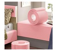Protector de esquinas con relleno de espuma suave, Tiras de espuma adhesiva 1 cm x 20 for protección esquinas y bordes. Multicolor. Varios tamaños(Roze,2m/6.56ft)