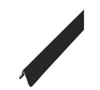 Protector de Esquinas de aleación de Aluminio con Respaldo Adhesivo - 1,5 cm de Ancho, Duradero e Impermeable.(Black,150cm)