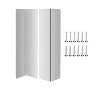 Protector de Esquinas de Metal - Borde de Esquinas | Protector de Parachoques para Muebles, Mesa residencial, gabinete, cajón, Puerta, Chimenea, encimera, Pared Exterior, Dispositivo de Esquina