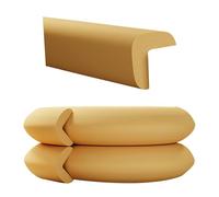 Protector de esquinas para muebles, Borde protector de esquina for muebles TPU for escritorio metal, multicolor, varios tamaños(Brass,1W x 500L cm)