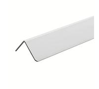 Protector de Esquinas para Paredes Autoadhesivo, Edge Corner Protectors Strip, Corner Guards Baby Proofting, Furniture Table Corner Protector, with 90 Degree Angle, 1m Length(White,2.5cm)