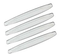Protector de Esquinas Universal for Parachoques Delantero y Trasero, 4 o 6 Piezas, protección anticolisión for Coche, Tira Decorativa, Accesorios para la Mayoría Tipos de Vehículos(Transparent-4pc)