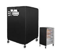 Protector de estante, cubierta de bandeja comercial, a prueba de polvo, impermeable, con cremallera, área de servicio de preparación de alimentos, bufé, comedor, fiesta, panadería, solución de