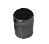 Protector de extremo de caña de pescar de aleación de aluminio blanco y negro adecuado para bastones de fundición con diámetro interior que va desde 24 mm hasta 41 mm para necesidades de reparación de