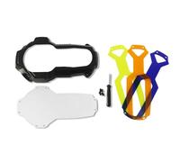 Protector de faro de motocicleta Protector de faros de motocicleta compatible con BMW R1200GS LC GSA R1250GS ADV 2024 con 3 cubiertas fluorescentes.(X Transparent)
