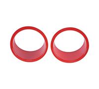 Protector de Faro Delantero para Coche, Cubierta de Lámpara para 2007 - 2017, 2 Piezas, Rojo - Durable en ABS, Fácil Instalación, Estilo Exclusivo para (Día)
