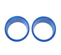 Protector de Faro Delantero para Coche, Cubierta de Lámpara para 2007 - 2017, 2 Piezas, Rojo - Durable en ABS, Fácil Instalación, Estilo Exclusivo para (Azul)