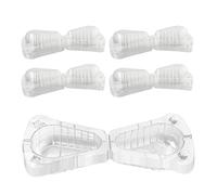 Protector de fresas | 50 piezas de protección para plantas de fresa | protección transparente | letrero reutilizable para, arándanos, cultivo del suelo, soporte para caracoles, cubierta protectora