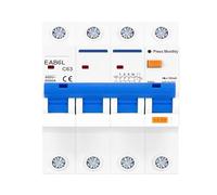 Protector de fugas AC230V, protección contra cortocircuitos y sobrecargas, interruptor disyuntor de corriente Residual 2P 4P 30mA