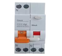 Protector de fugas eléctrico EA9C45 1P+N 6A 10A 16A 25A 32A 40A Disyuntor de fugas Cableado doble(10A)