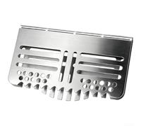 Protector de grasa de acero inoxidable para parrilla de barbacoa y sartén para contener salpicaduras de cocina y mantener un espacio de trabajo limpio