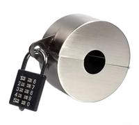 Protector de grifo de acero inoxidable resistente a la intemperie con cerradura para exteriores para jardín y uso doméstico, ayuda a prevenir el robo de agua