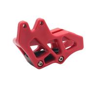 Protector de guía de cadena de aluminio CNC compatible con motocicletas CRF150F CRF230F CRF250F CRF250L CRF300L RALLY CRF250M modelos 2003-2021(Nylon Guide Red)