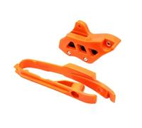 Protector de guía de cadena y deslizador de cadena compatible con motocicleta SX SXF 125 150 200 250 350 450 525 2011 2012 2013 2014 2015(ONE SET)