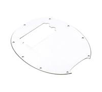 Protector de guitarra, Reemplazo de golpeador bajo for Jazz 4 cuerdas MM, 9 agujeros, blanco, 6,91 pulgadas x 8,66