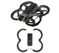 Protector de hélice Avata 2 + Placa de protección Trasera, Parachoques Protector for Accesorios dji Avata 2 (Naranja)(Nero)
