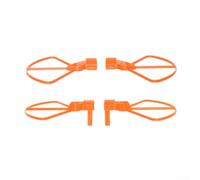 Protector de hélice de liberación rápida y extraíble para DJI Mini 5Pro, cuenta con patas de aterrizaje extendidas y ABS ligero para seguridad de vuelo (naranja)
