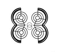 Protector de hélice para DJI Avata, cubierta protectora a prueba de golpes para DJI Avata, absorbe los golpes mientras mantiene un ajuste exacto en todos los escenarios de vuelo (negro)