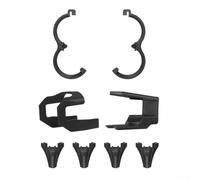 Protector de hélice para DJI NEO2, kit de anillo de protección anticolisión con tren de aterrizaje 6X6x2CM, protector de hoja de cobertura completa en 3 colores (negro)