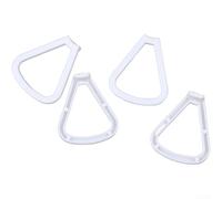 Protector de hélice para DJI para mini 2 SE para mini 4K, anillo protector de correa de silicona suave, hebilla de liberación rápida, cubierta anticolisión, almacenamiento seguro, naranja (B)