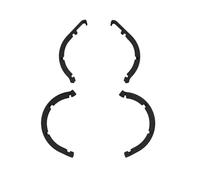 Protector de hélices para 2 protectores de ventilador de ala, anillos protectores de jaula