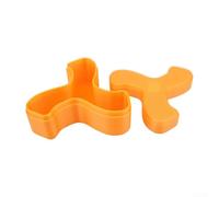 Protector de hélices para DJI Neo 2 UAV, caja de fijación de carcasa dura, ligera, a prueba de polvo, almacenamiento para 4 cuchillas, diseño antiarañazos, 14 x 8 x 3,3 cm (naranja)
