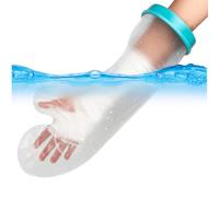 Protector de heridas para brazo de adulto, resistente al agua, para ducha, bañera, mangas de lanzamiento para manos rotas, muñecas, vendaje reutilizable, protector de vendaje [2018 nueva actualización]