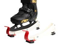 Protector de hoja de hielo protector de hoja ajustable con carcasa rígida | Protector de patín protector para adultos, hockey, entrenamiento, práctica, deporte
