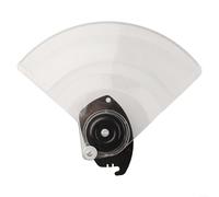 Protector de hoja de sierra transparente de 10 pulgadas, piezas de repuesto para sierra ingletadora eléctrica, 255 mm, con soporte de metal
