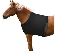 Protector de hombro elástico for caballo, poliéster elástico, Protector de pecho for caballo, chaleco de equipo for caballo, Protector de pecho con babero antifrotación