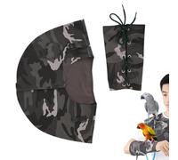 Protector de hombro para pájaros - Denim 19,69x12,60in, Protector de hombro para defecos de pájaro, protección antimordeduras | Almohadilla de hombro reutilizable para mascotas loro para entrenamiento