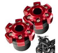 Protector de horquilla de motocicleta - 2 piezas de protección para cuadro de bicicleta, deslizador resistente a los impactos para bicicletas deportivas, cruiser, protección duradera e indispensable