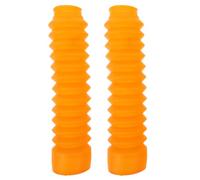 Protector de Horquilla de Motocicleta para Dirt Bike, Goma Amarilla | Cubierta de Amortiguación, Protección Integral Fácil de Limpiar, para Amortiguador y Horquilla Delantera