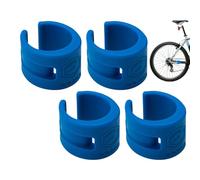 Protector de horquilla trasera de goma, protector de goma de la horquilla trasera - 4 unids Ciclismo Chain Stay Frame Guard | Cadena de goma Stay Frame Guard Sticker Wrap Mountain Bikes Road Bike