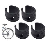 Protector de horquilla trasera de goma, protector de horquilla trasera reclinado | 4 piezas de protección de marco de bicicleta | Goma Chain Stay Frame Guard Sticker Wrap Mountain Bikes Road Bike