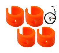 Protector de horquilla trasera de goma reclinable, protector de la horquilla trasera mentira | 4 unids Ciclismo Chain Stay Frame Guard - Cadena de goma Stay Frame Guard Sticker Wrap Mountain Bikes